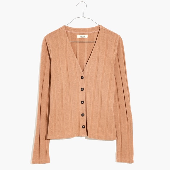 Nwt Madewell Ribbed Sweater Knit Cardigan Size XXS - Picture 8 of 8